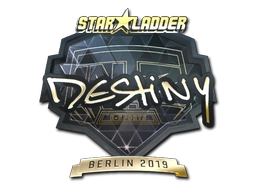 Sticker DeStiNy (Gold) | Berlin 2019 preview