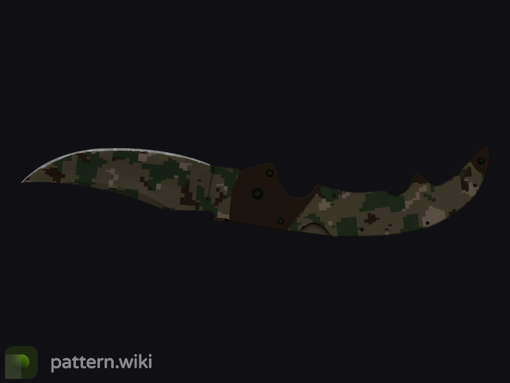 Falchion Knife Forest DDPAT seed 560