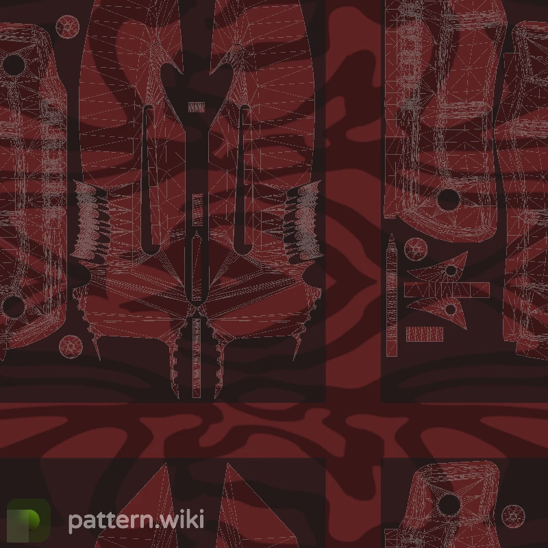 Survival Knife Slaughter seed 758 pattern template