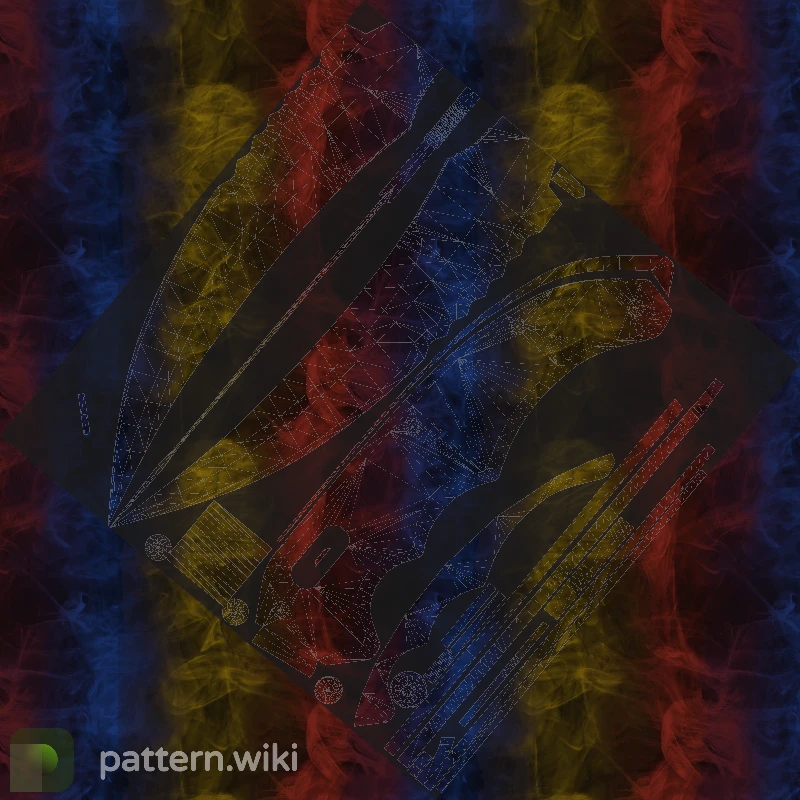 Flip Knife Marble Fade seed 520 pattern template