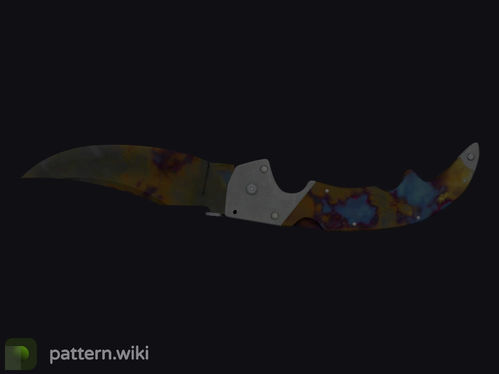 Falchion Knife Case Hardened seed 518