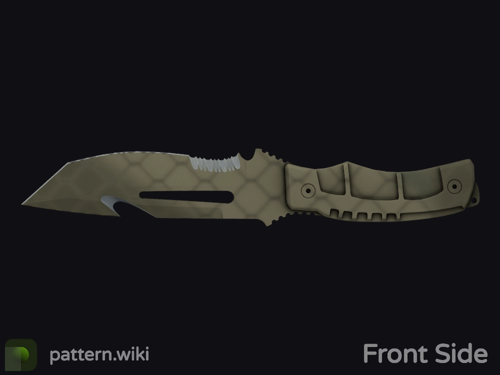 Survival Knife Safari Mesh seed 859