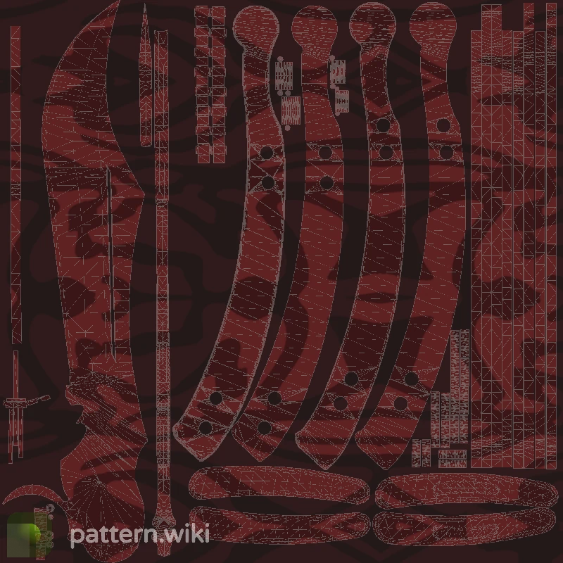 Butterfly Knife Slaughter seed 458 pattern template