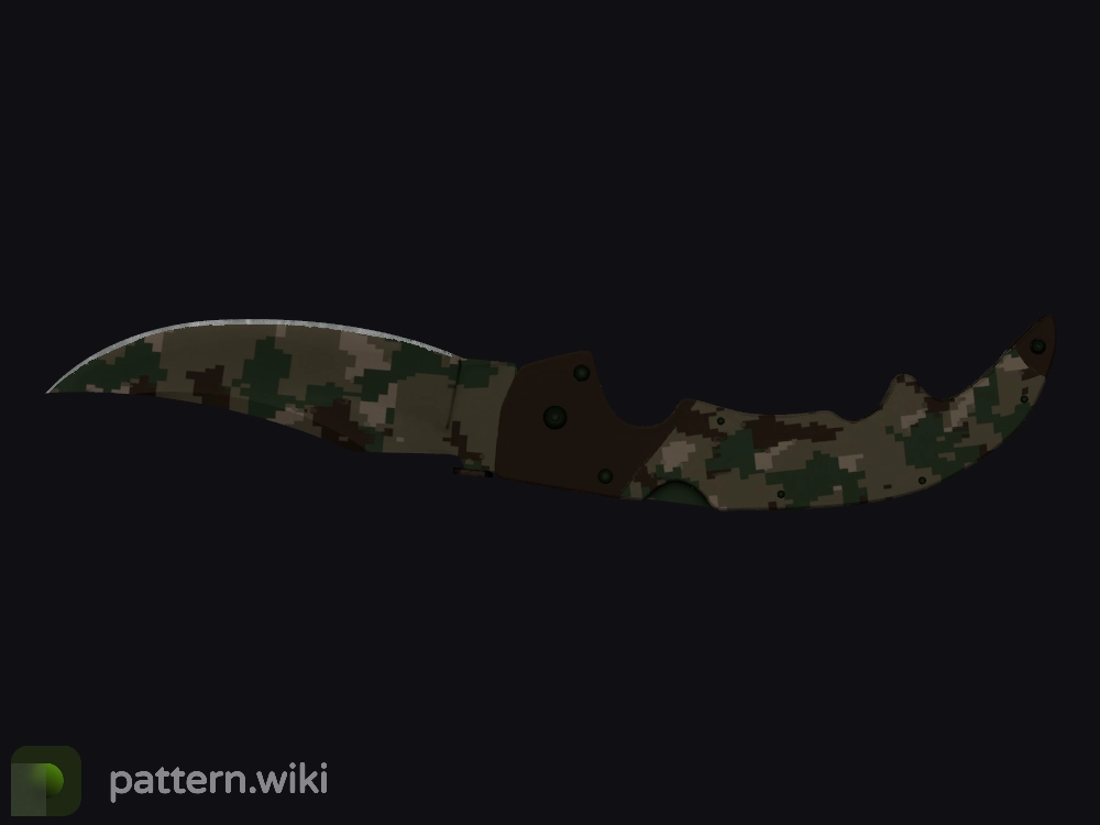 Falchion Knife Forest DDPAT seed 1000