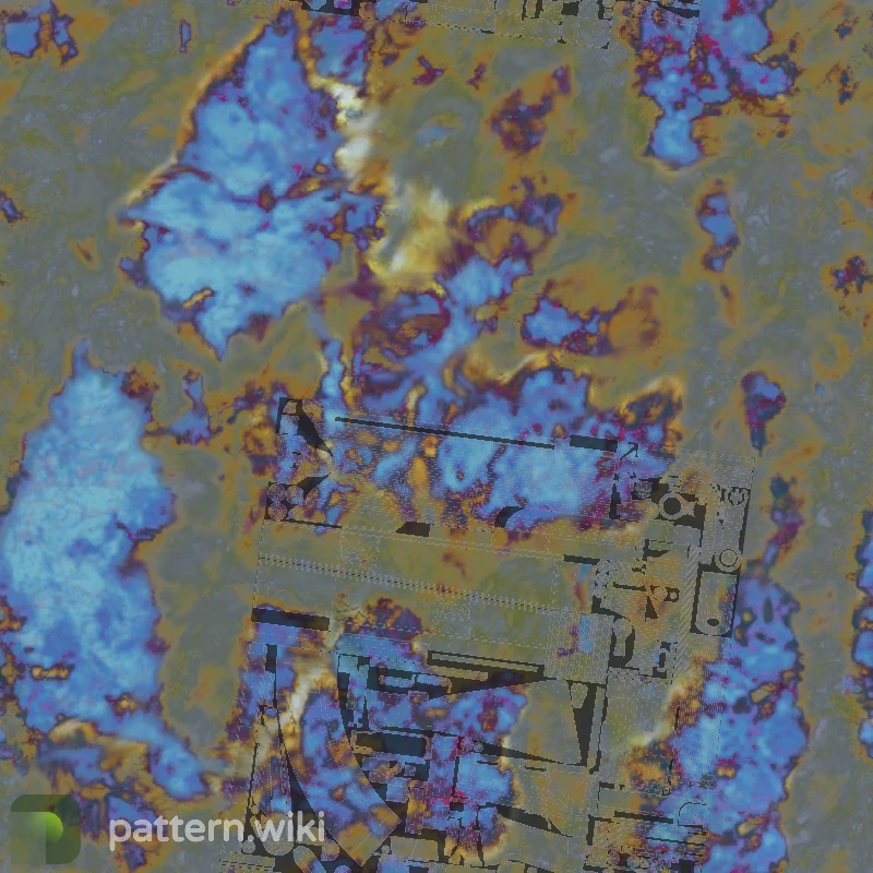 AK-47 Case Hardened seed 892 pattern template