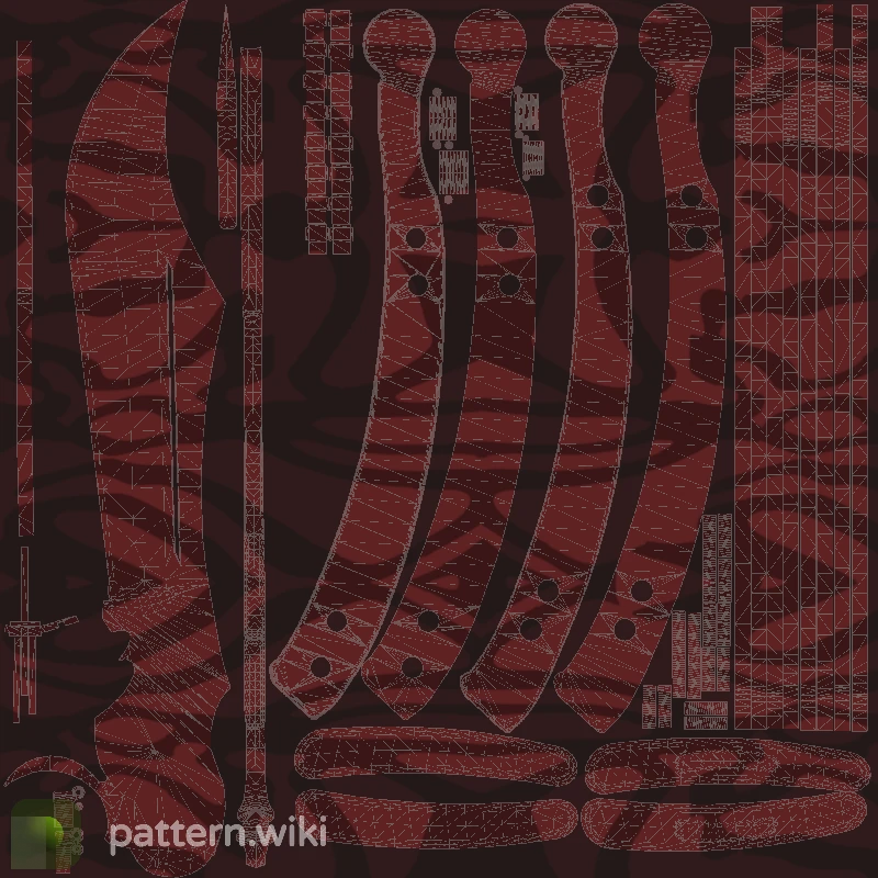 Butterfly Knife Slaughter seed 327 pattern template