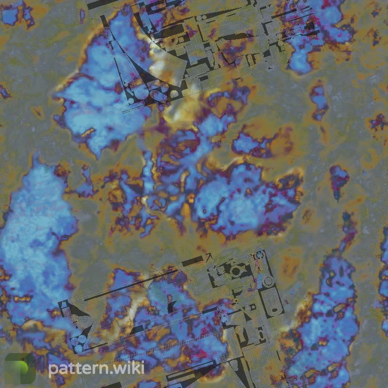 AK-47 Case Hardened seed 982 pattern template