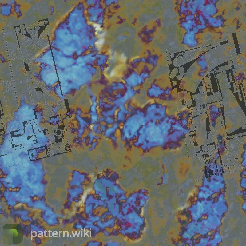 AK-47 Case Hardened seed 389 pattern template