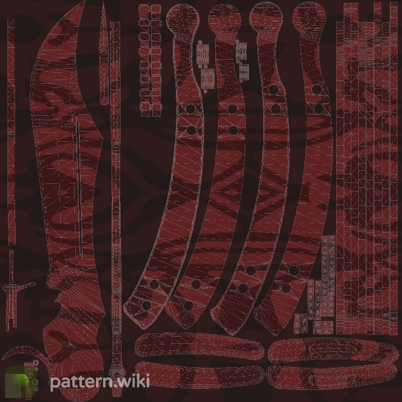 Butterfly Knife Slaughter seed 354 pattern template