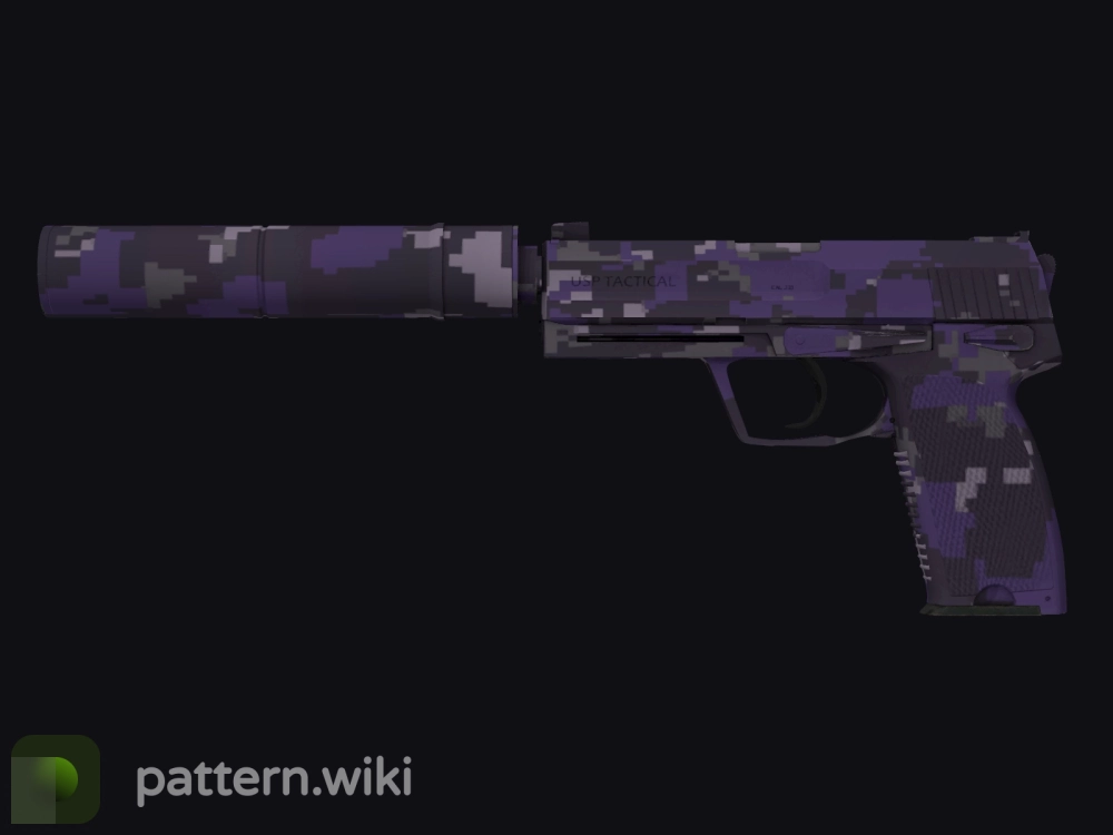 USP-S Purple DDPAT seed 758