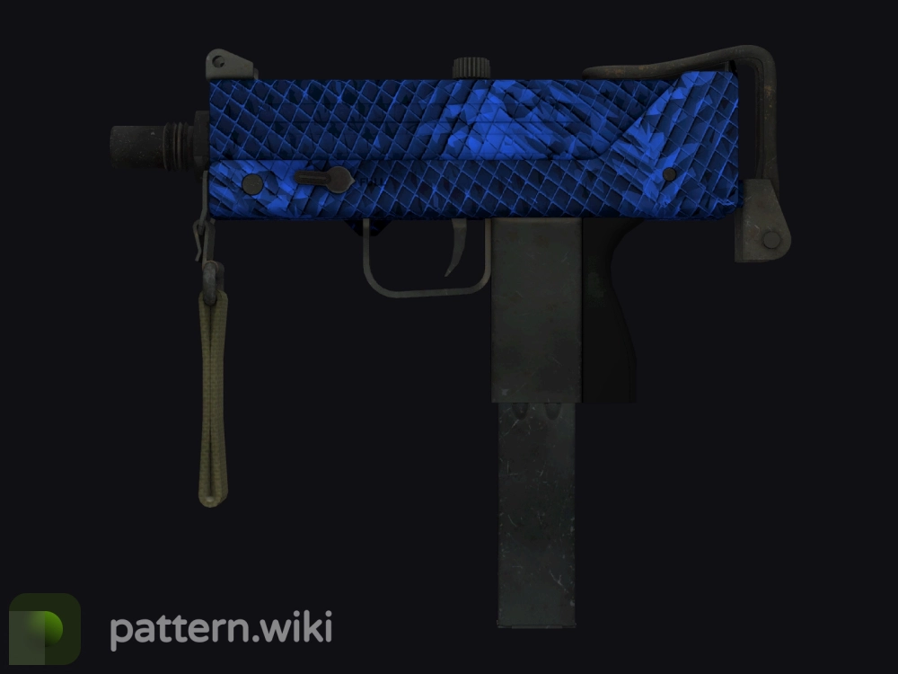 MAC-10 Lapis Gator seed 167