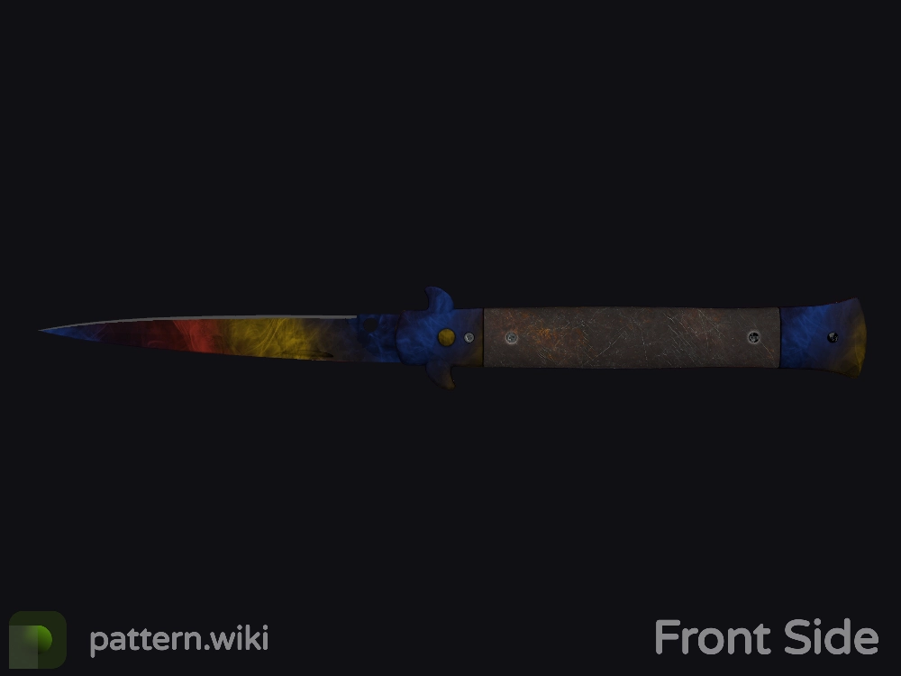 Stiletto Knife Marble Fade seed 533