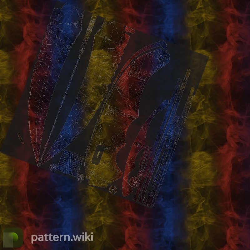 Flip Knife Marble Fade seed 792 pattern template