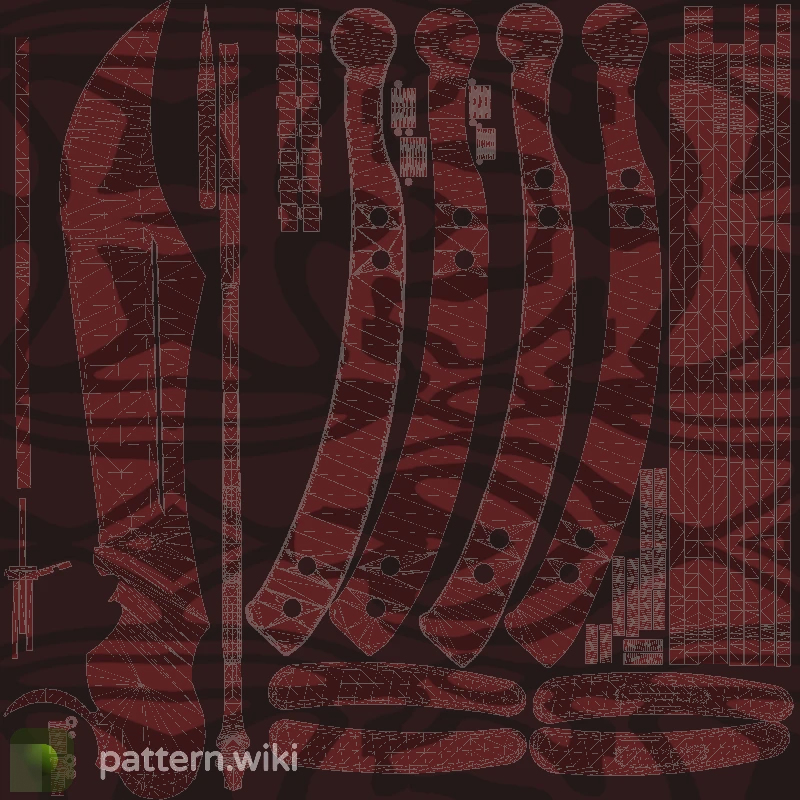 Butterfly Knife Slaughter seed 369 pattern template