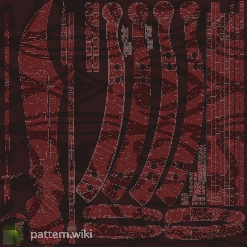 Butterfly Knife Slaughter seed 999 pattern template