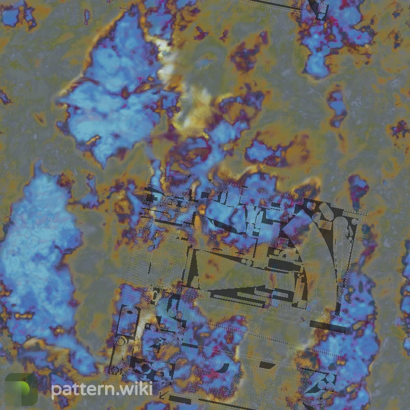 AK-47 Case Hardened seed 198 pattern template