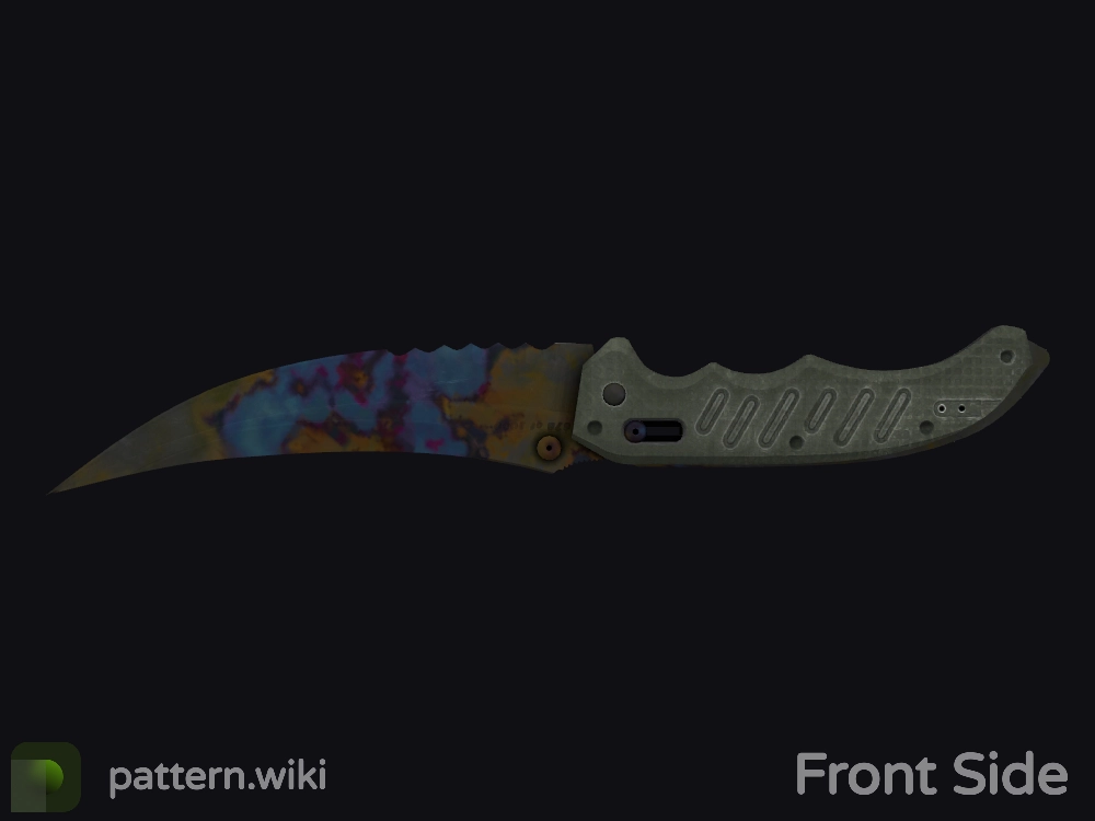 Flip Knife Case Hardened seed 165