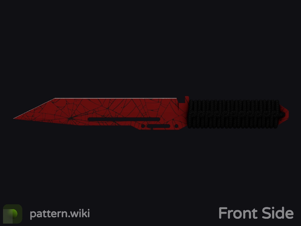 Paracord Knife Crimson Web seed 97