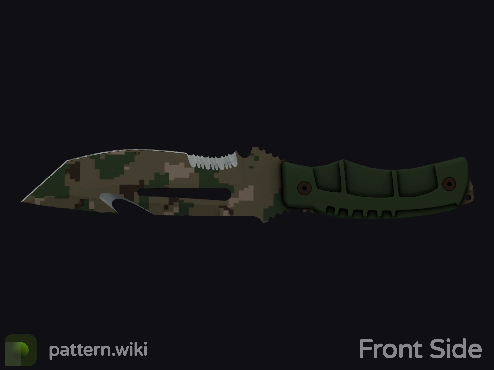 Survival Knife Forest DDPAT seed 486