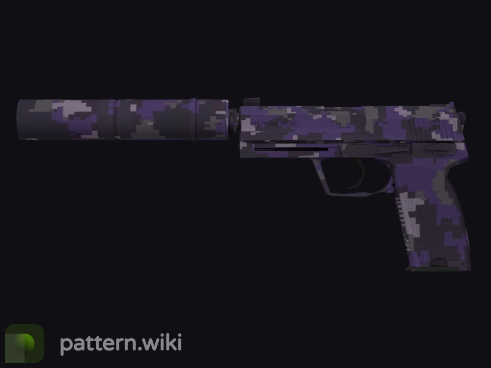 USP-S Purple DDPAT seed 493