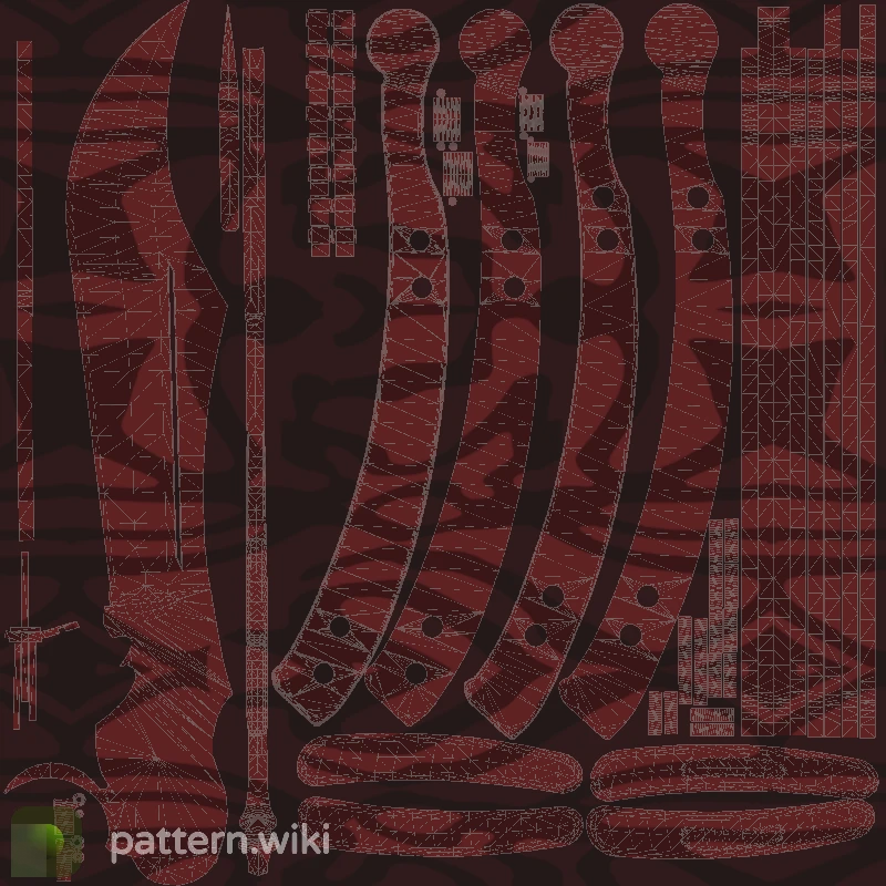 Butterfly Knife Slaughter seed 3 pattern template