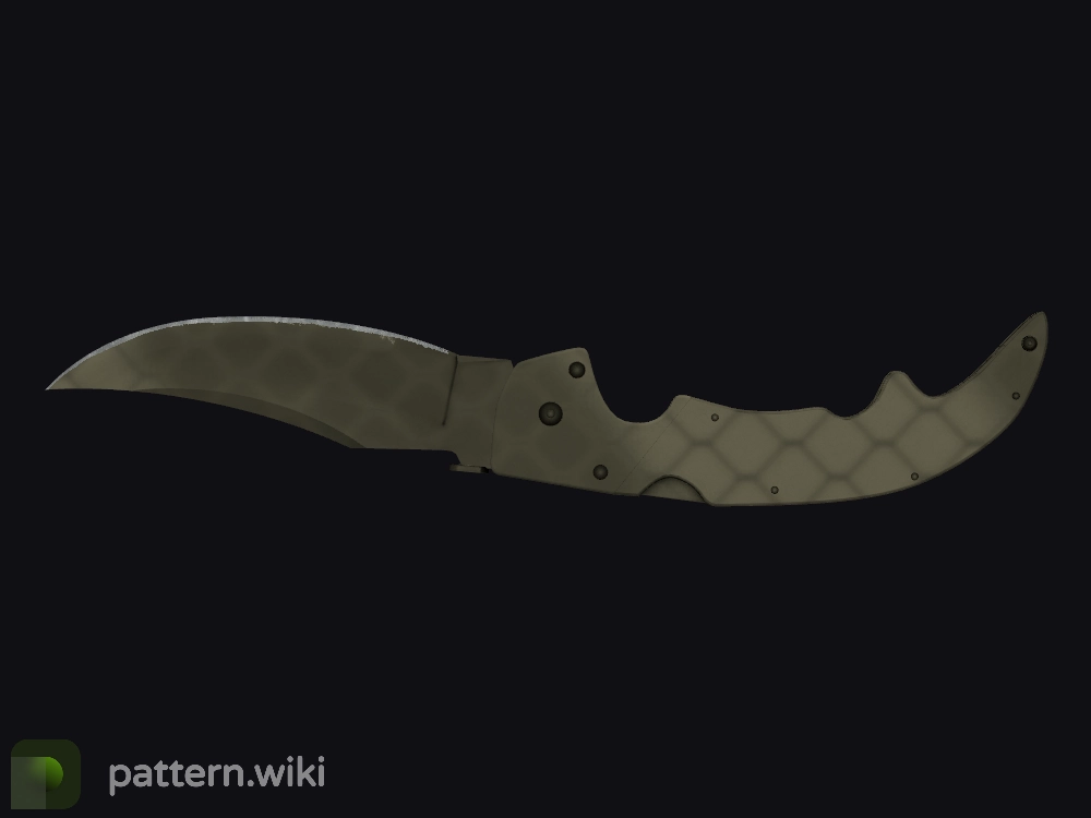 Falchion Knife Safari Mesh seed 831