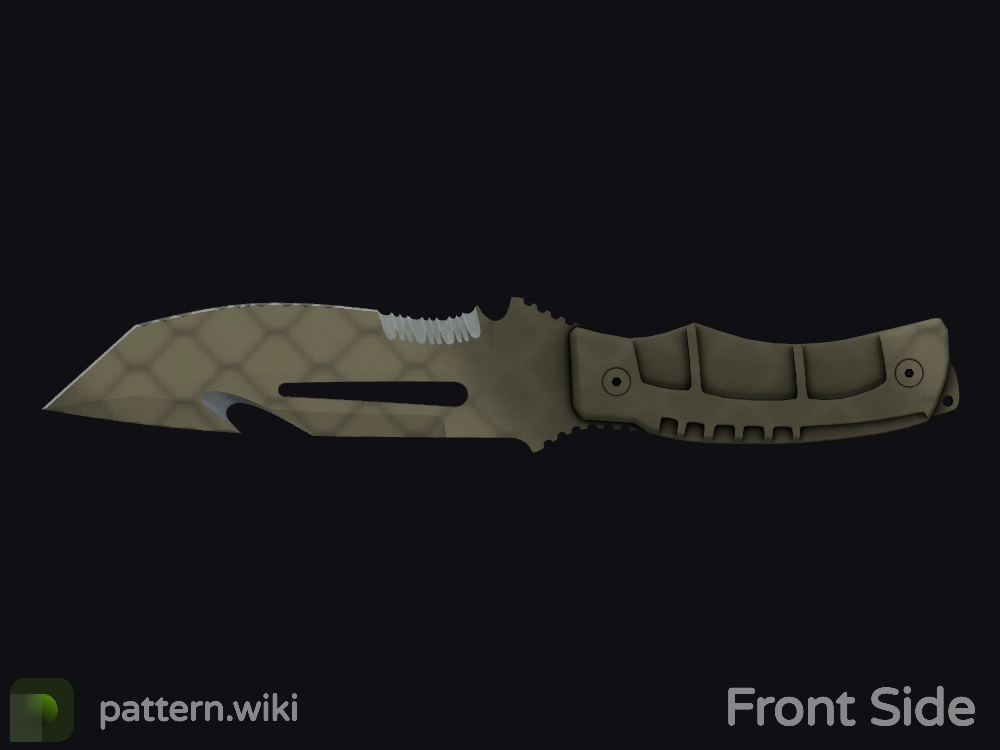 Survival Knife Safari Mesh seed 555