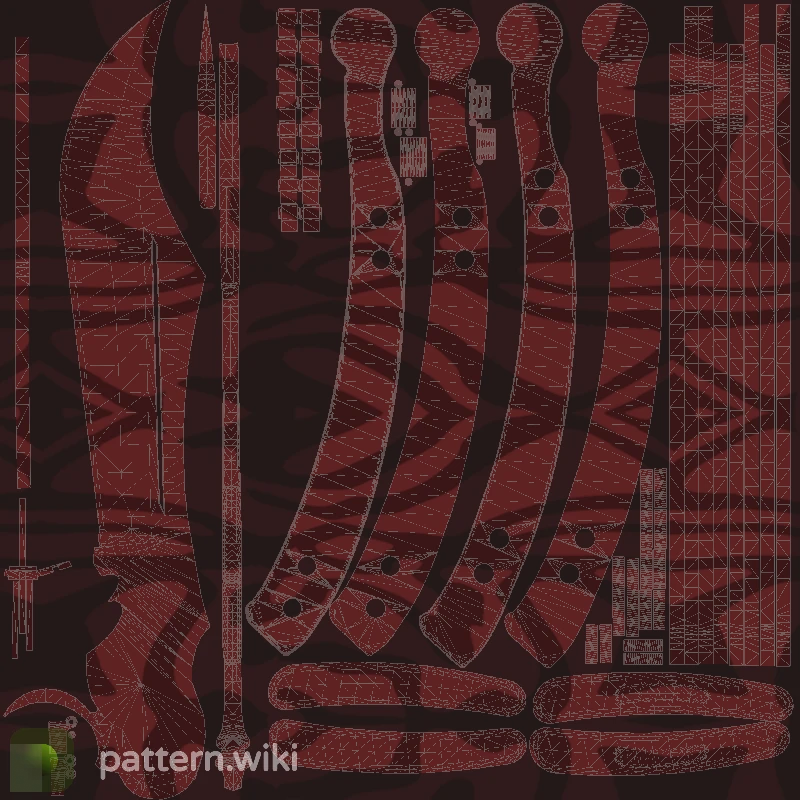 Butterfly Knife Slaughter seed 263 pattern template