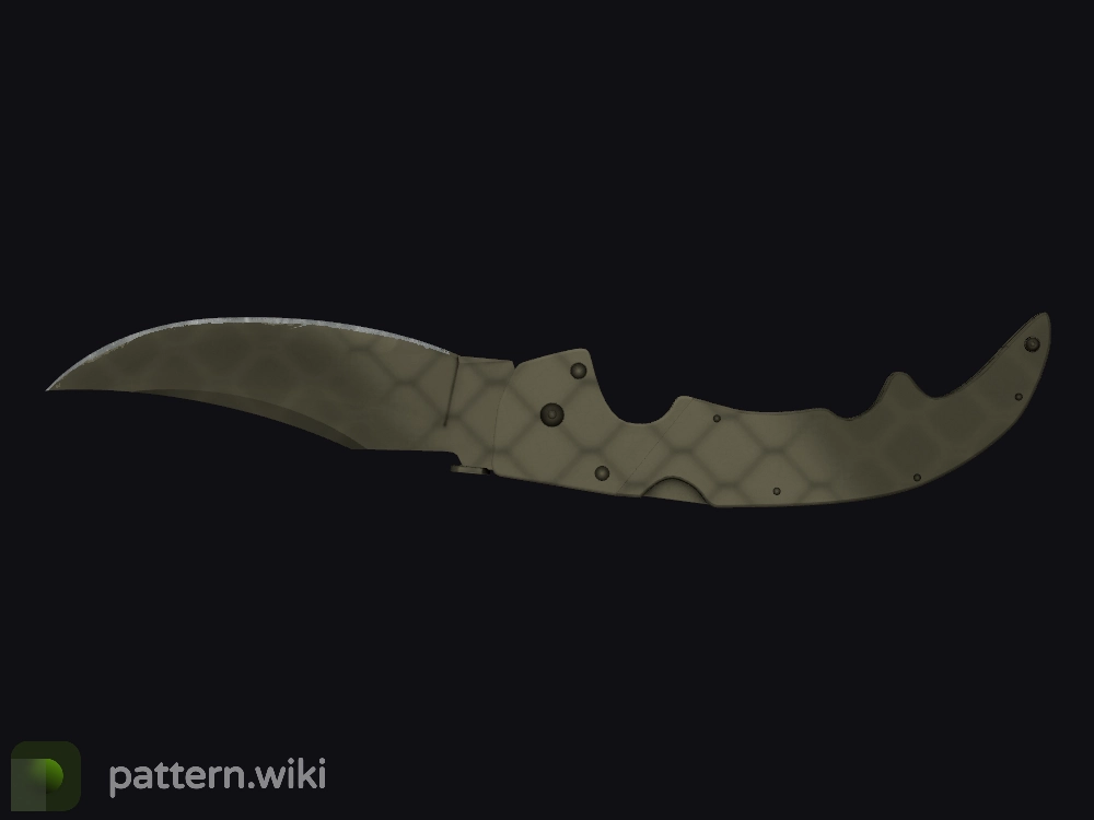 Falchion Knife Safari Mesh seed 846