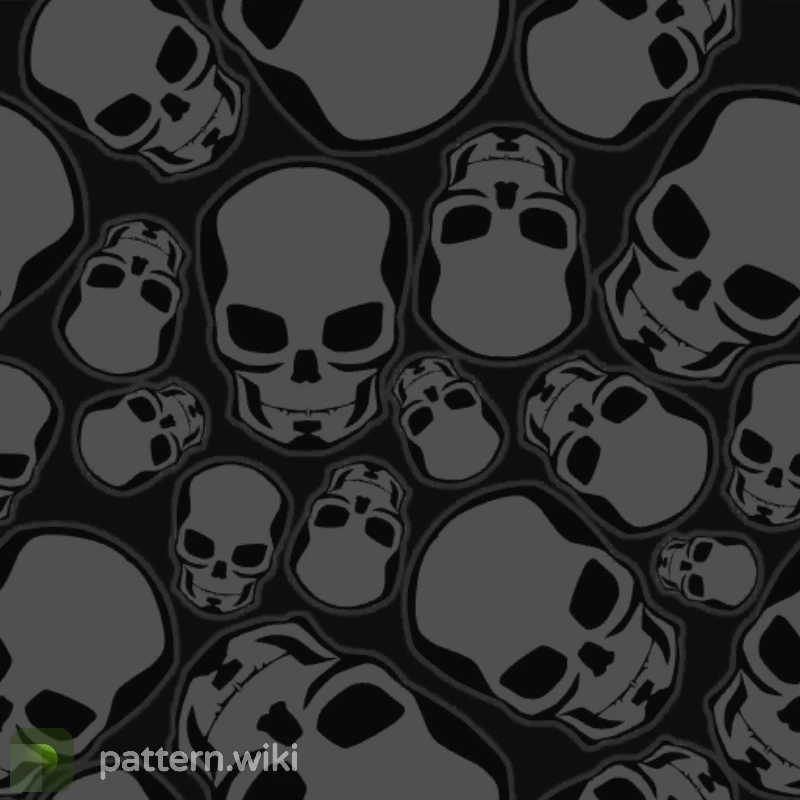 MP7 Skulls seed 0 pattern template