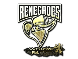 Sticker Renegades (Gold) | Antwerp 2022 preview