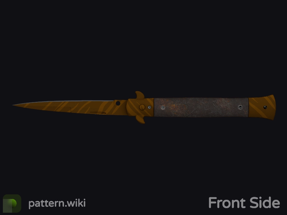 Stiletto Knife Tiger Tooth seed 947