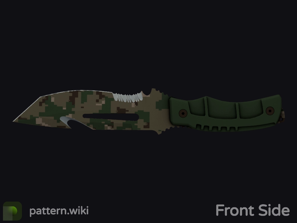 Survival Knife Forest DDPAT seed 151