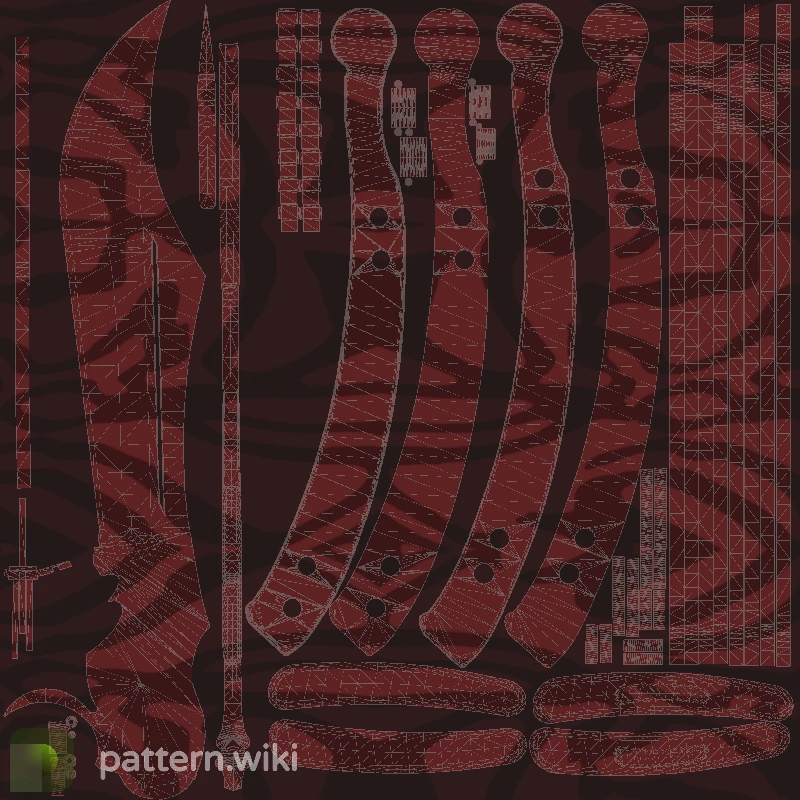 Butterfly Knife Slaughter seed 943 pattern template