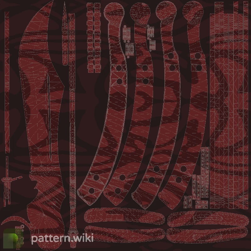 Butterfly Knife Slaughter seed 489 pattern template