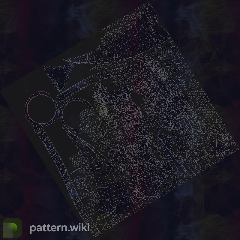 Karambit Doppler seed 594 pattern template