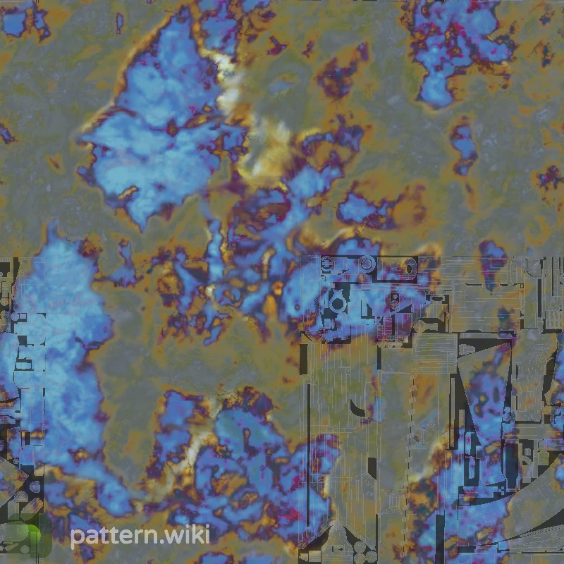 AK-47 Case Hardened seed 388 pattern template