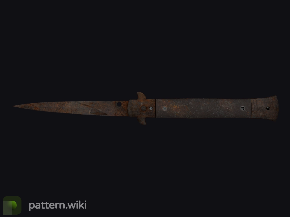 Stiletto Knife Rust Coat seed 654