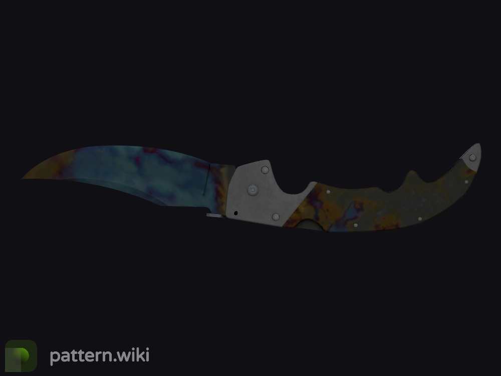 Falchion Knife Case Hardened seed 38