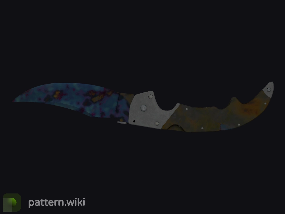 Falchion Knife Case Hardened seed 244