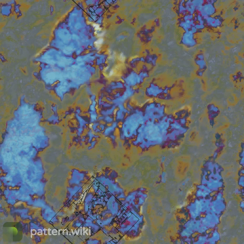 Five-SeveN Case Hardened seed 360 pattern template