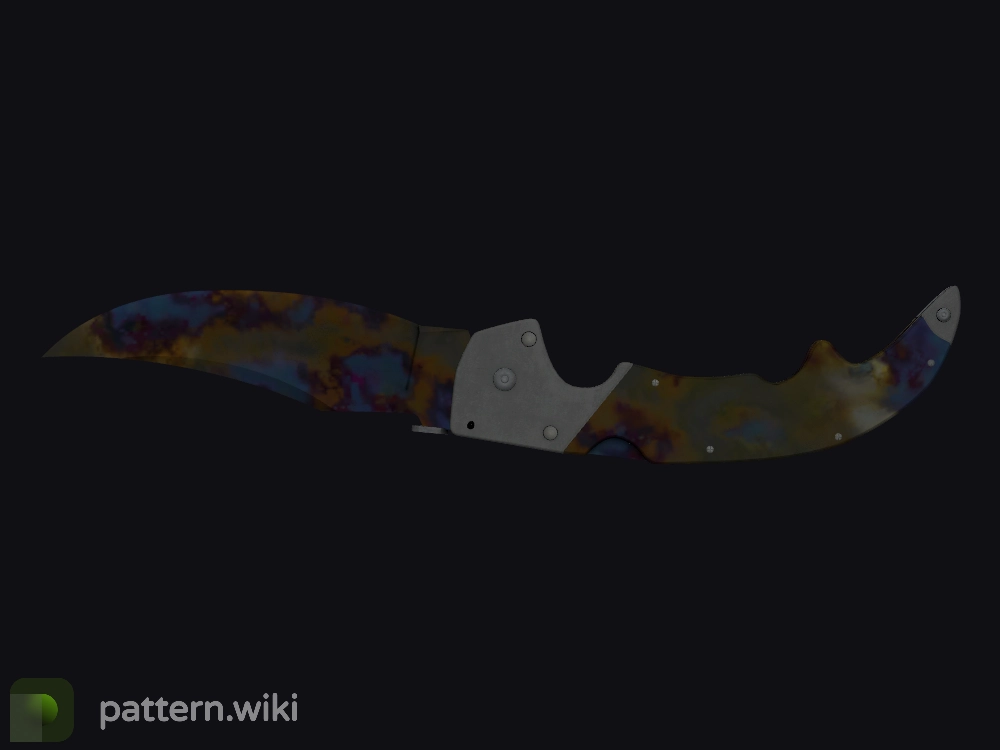 Falchion Knife Case Hardened seed 117