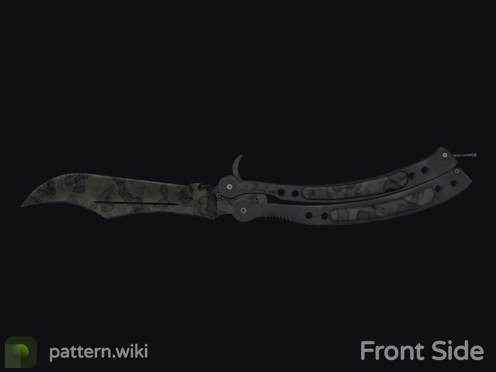 Butterfly Knife Stained seed 177