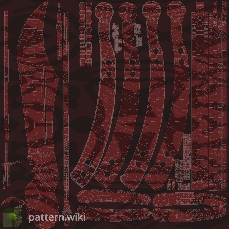 Butterfly Knife Slaughter seed 415 pattern template