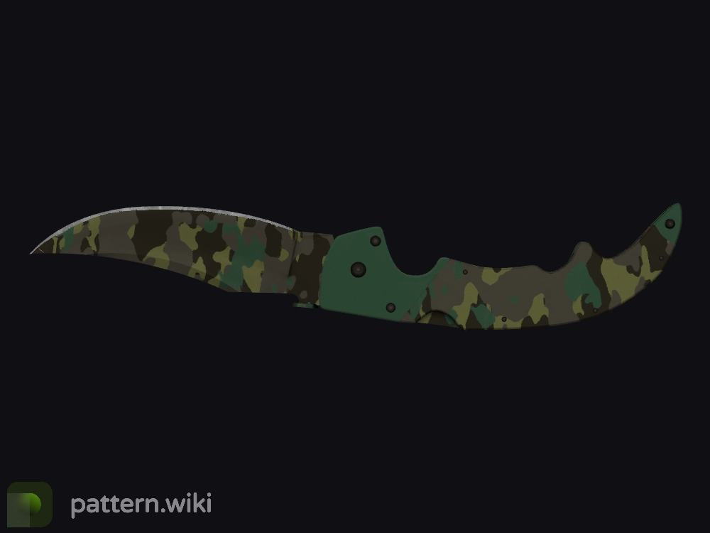 Falchion Knife Boreal Forest seed 51