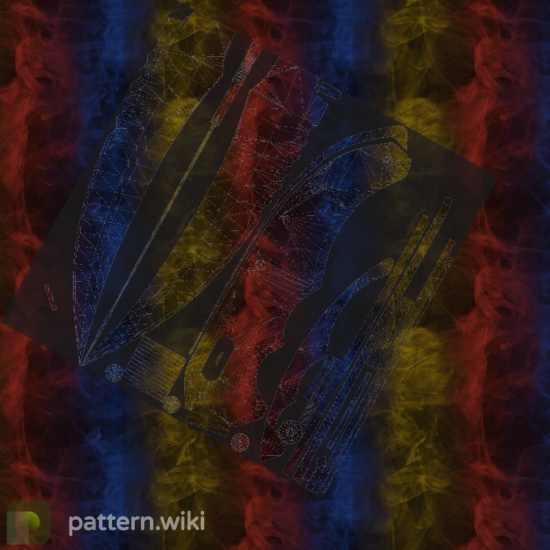 Flip Knife Marble Fade seed 890 pattern template