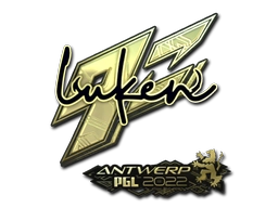 Sticker luken (Gold) | Antwerp 2022 preview