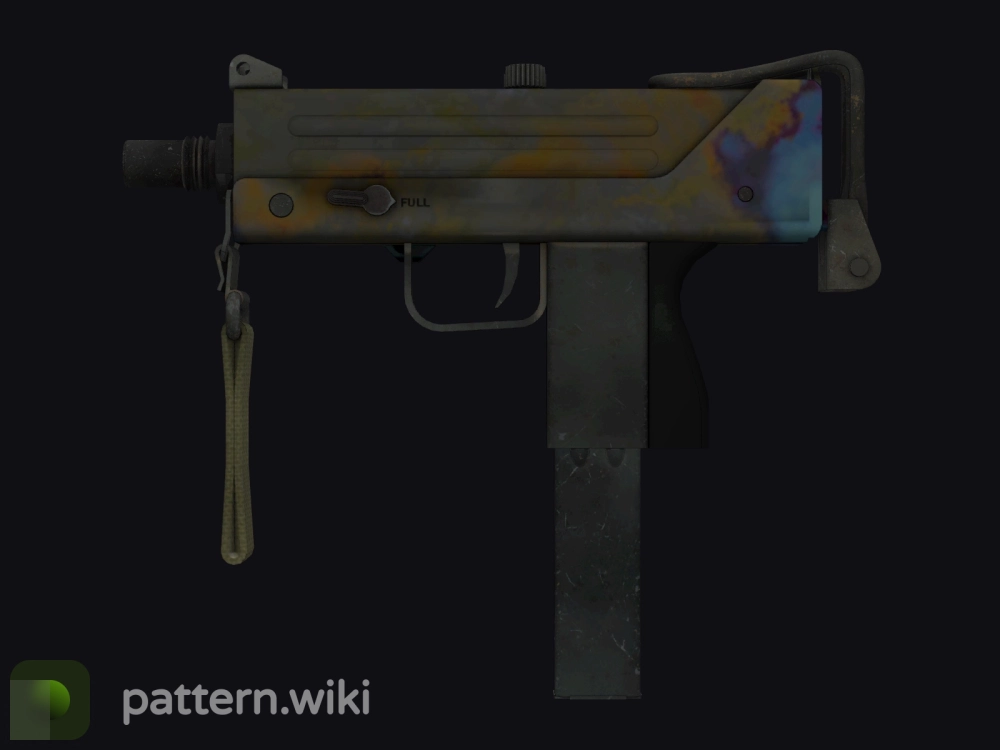 MAC-10 Case Hardened seed 744