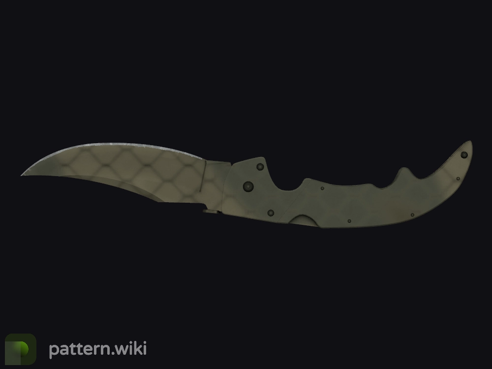 Falchion Knife Safari Mesh seed 768