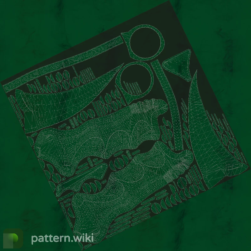 Karambit Gamma Doppler seed 8 pattern template